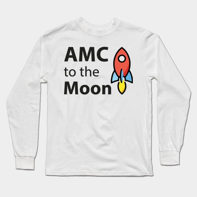 AMC To The Moon Long Sleeve T-Shirt by msallie11